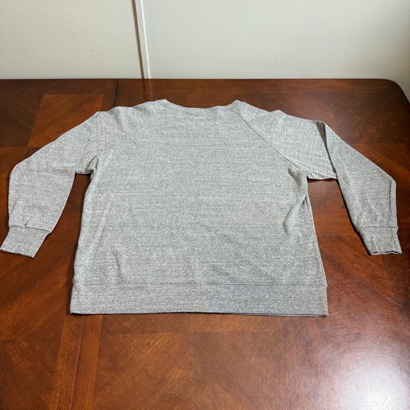 Paisley Sleeve Top Gray Women's Small Colorblock  Made in‎ USA Jade by Jane - Picture 9 of 9